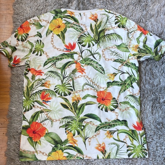 Tropical print tee - Picture 2 of 3